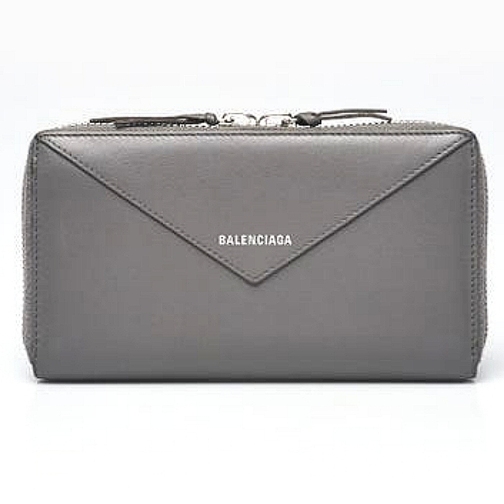 Balenciaga calfskin Papier Leather Zip Around Wallet - Picture 2 of 10